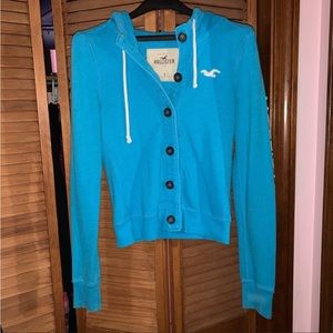 Hollister Blue Hoodie Small